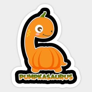 Pumpkasaurus American Sticker